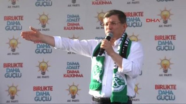 Başbakan Davutoğlu Kırşehir Mitinginde Konuştu -5
