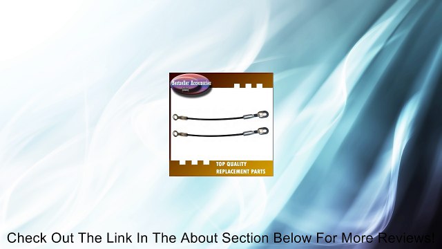 Chevrolet Chevy GMC Pickup Tailgate Cable Pair (1988-2000) Review