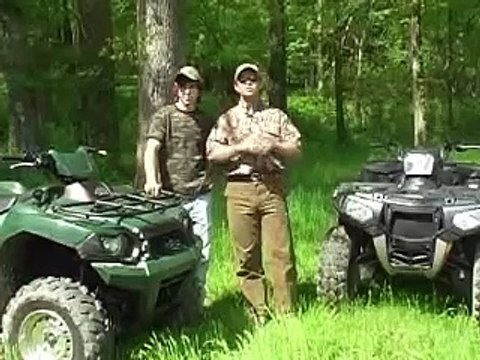 Polaris Sportsman XP 850 and Kawasaki Brute Force 750i at Greeson's