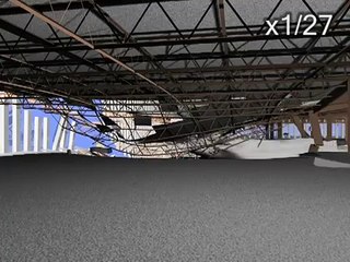 purdue university simulation of 9/11 north tower impact