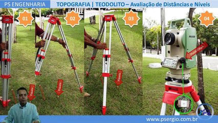 TOPOGRAFIA AGRIMENSURA TEODOLITO - Medidas Indiretas de Distâncias e Diferenças de Nível