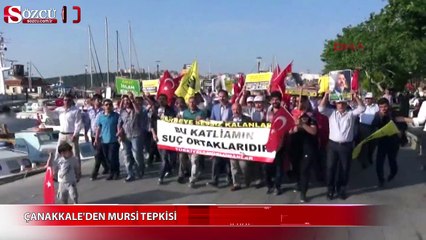 Çanakkale'den Mursi tepkisi