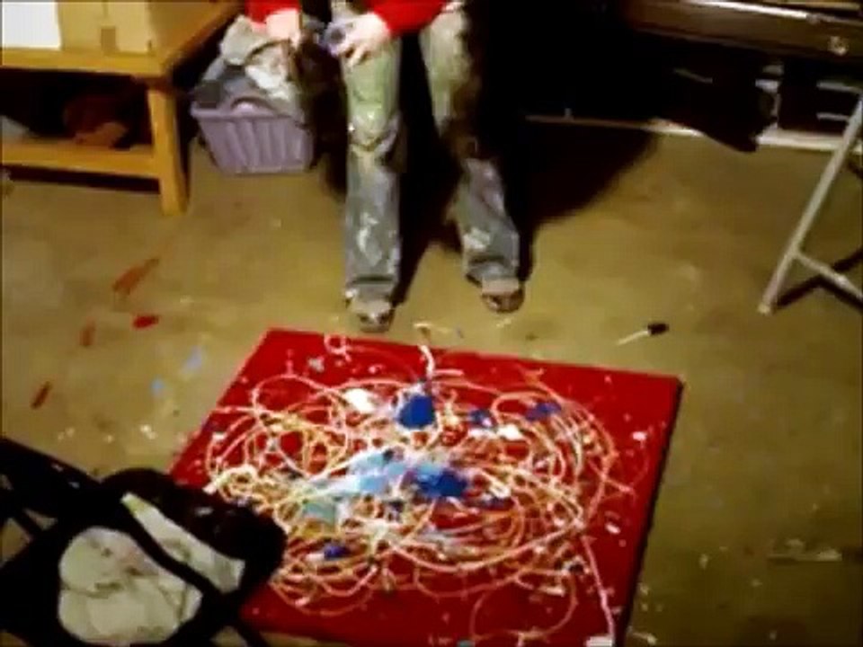 abstract art action painting dripping - expressionnisme abstrait lyrique