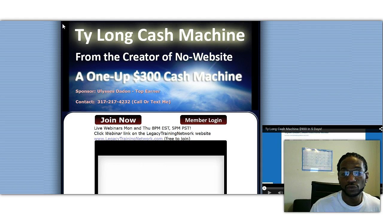 Ty Long Cash Machine Still Bringing In $300 Payments On Auto-Pilot