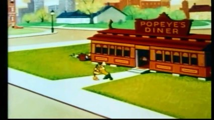 ポパイ－「バカ騒ぎな昼食」（日本語字幕）