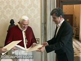 Benedicto XVI recibe al nuevo embajador turco ante el Vaticano, Kenan Gürsoy