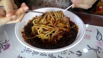 Korean cuisine, jajangmyeon, black-bean-sauce noodles 2dollars, 2bucks, 짜장면 2000원