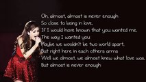 Almost is Never Enough (Lyrics) - Ariana Grande feat. Nathan Sykes
