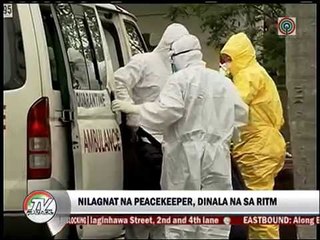 Nilagnat na peacekeeper mula Liberia, nasa RITM na