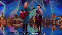 Will folk duo Acqua Jane Dolores sink or swim- - Audition Week 2 - Britain's Got Talent 2015