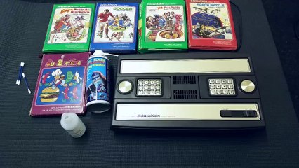 Cleaning Restoring Mattel Intellivision Game Cart - ZanyGeek