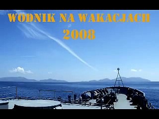 ORP Wodnik podczas sztormu