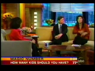 Dr. Susan Newman on Family Size on Good Morning America