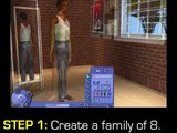 The Sims 2 Tutorial - How to get 14 Sims in a house (or more)