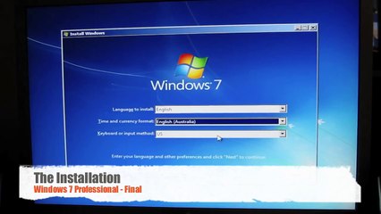 Windows 7 Professional - final release 64 bit