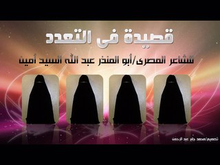 قصيدة فى التعدد للشاعر المصري/ عبد الله السيد آمين