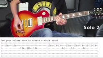 Guns N'Roses - Estranged Solo 1 & 2 Lesson (With Tabs!)