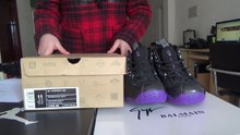 Nike Air Foamposite One Purple Haze customs shoes review from wholesalerealjordans.com