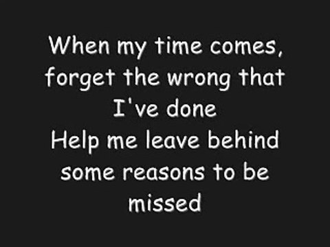 Linkin Park- Leave Out All The Rest (Lyrics)