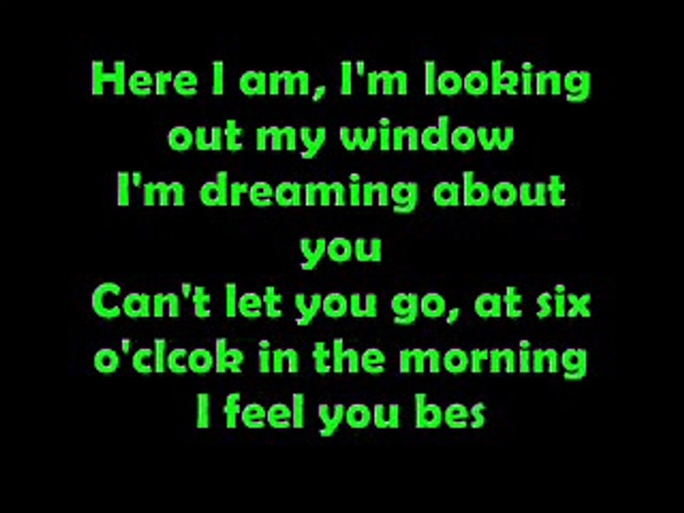 More Than Words Can Say Lyrics On Screen by Alias