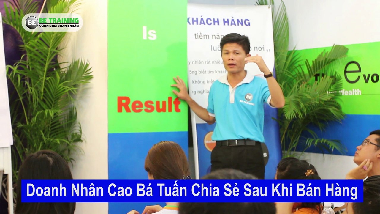 Doanh nhân Cao Bá Tuấn chia sẻ trong lớp Brand Marketing Online