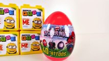 NEW Surprize Cubes Despicable Me Qube Spiderman Teenage Mutant Ninja Turtles Surprise Eggs Toys