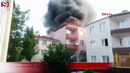 Üsküdar'da korkutan yangın