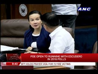 Poe to Binay: Leader should be honest, not just experienced