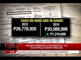 How much is PNoy worth?