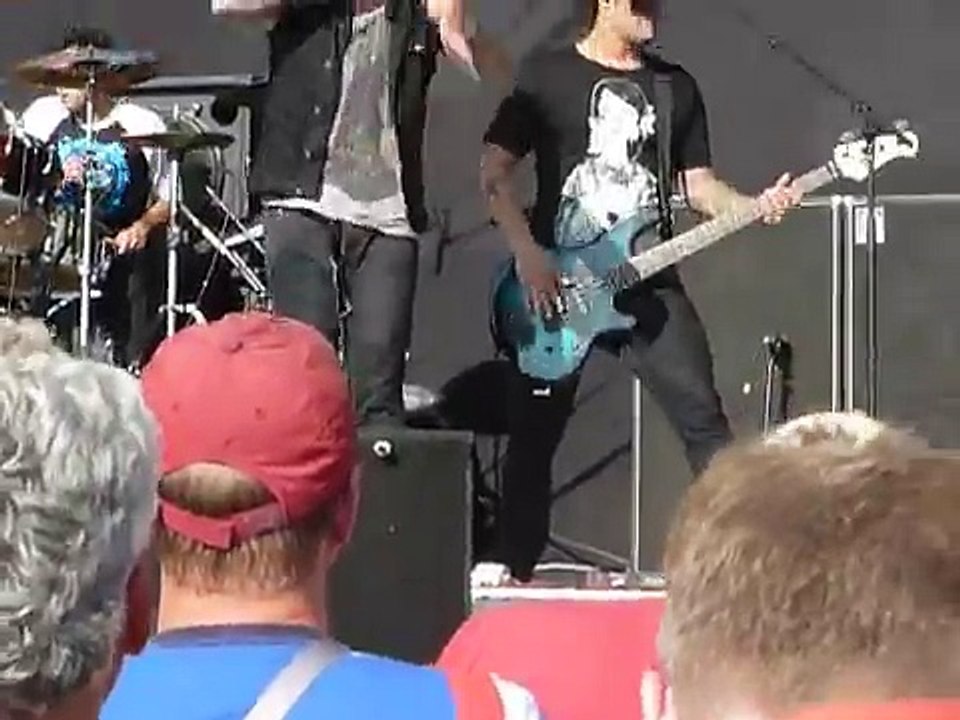 Papa Roach "Still Swinging" Rock Fest, Cadott, WI 7/21/12 live concert