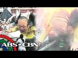 Ilang Yolanda survivors, sinunog ang effigy ni PNoy