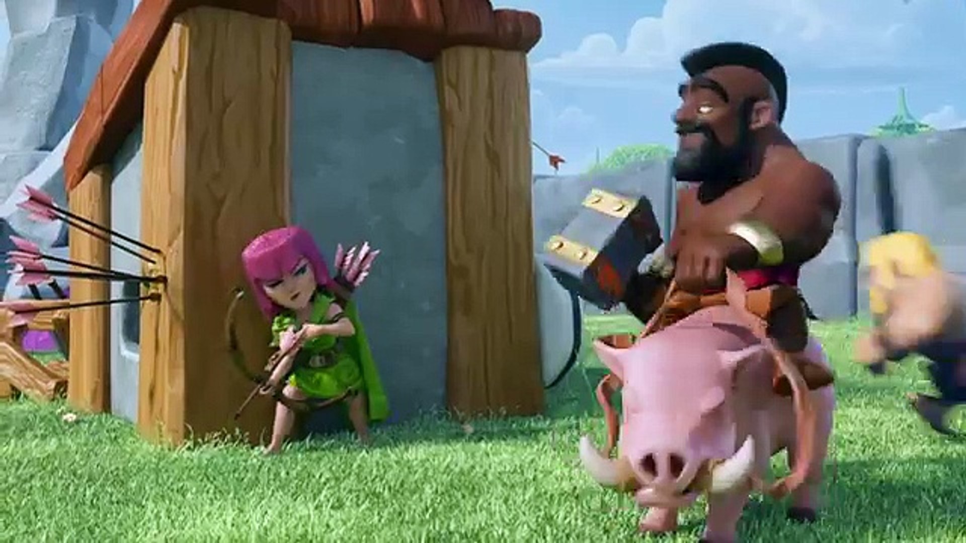 Clash Of Clans Ride Of The Hog Riders Official Tv Commercial.