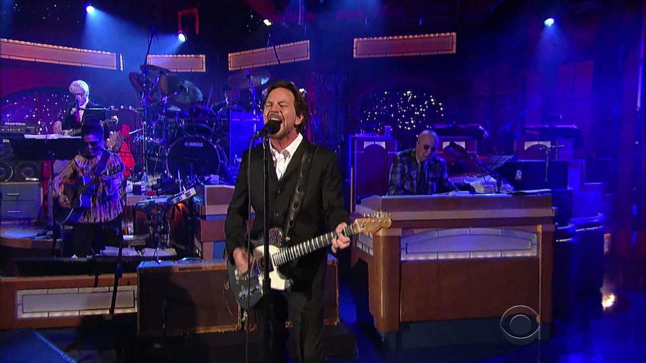 Eddie Vedder Better Man Letterman 2015 05 18