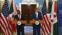 Secretary Kerry Delivers Remarks With Burundi President Nkurunziza