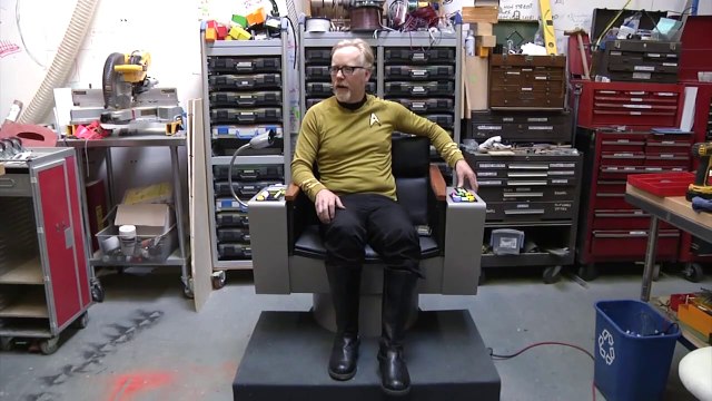 Un fan recrée le fauteuil du capitaine de Star Trek