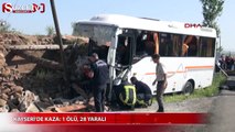 Kayseri'de kaza: 1 ölü, 28 yaralı