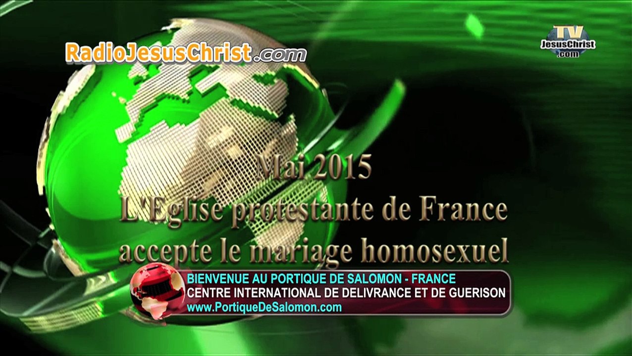L'EGLISE PROTESTANTE DE FRANCE ACCEPTE MARIAGE HOMOSEXUEL - Allan Rich vdos