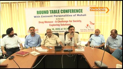 Joshi Foundation holds roundtable on drug menace in Mohali