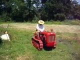 tracteur a chenille lombardini 1/2 tour