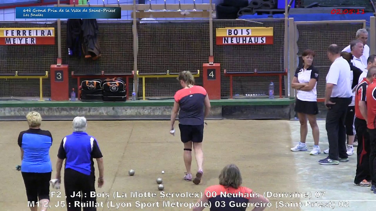 Finales Saint-Priest 1 sur 2, 64ème Grand Prix, Sport Boules, Saint-Priest 2015