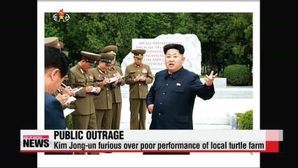 Rare public display of anger from N. Korean leader