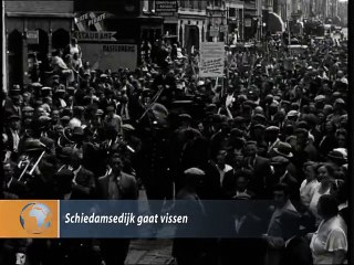 Schiedamsedijk gaat vissen - 1935