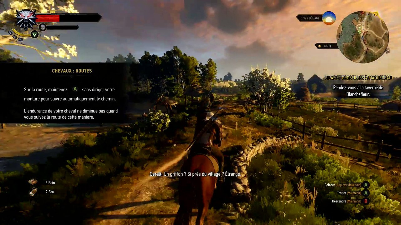 The Witcher 3 : Wild Hunt - 1h de gameplay maison