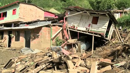 Überlebende nach Erdrutsch in Kolumbien unter Schock