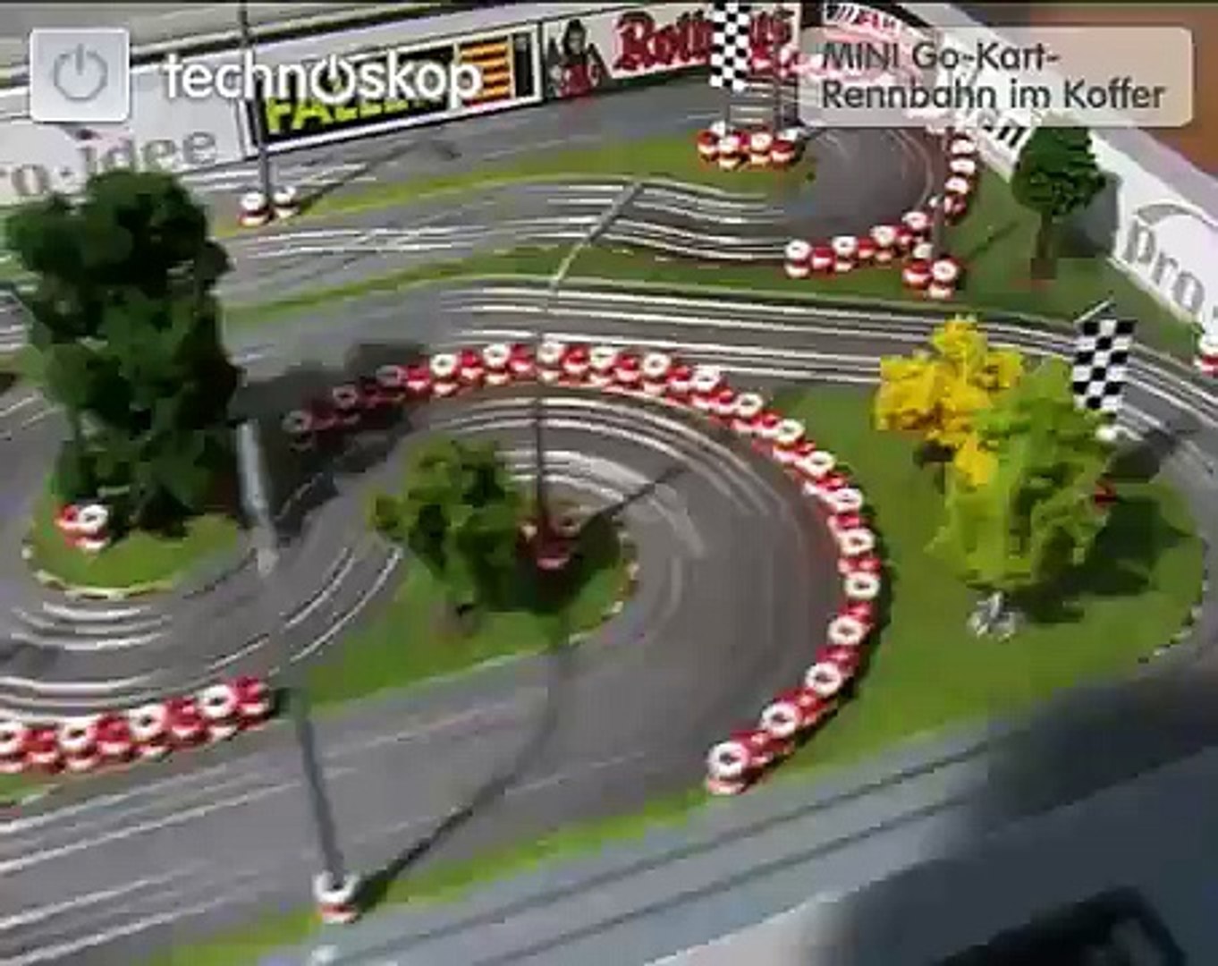 Mini Go-Kart-Rennbahn im Koffer - video Dailymotion