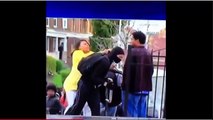 Yikes! Baltimore Provocateur Gets Smacked Upside The Head By His Momma! BUSTED!