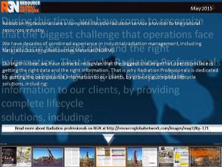 Radiation professionals on RGN - resource global network