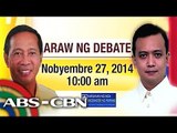 What Binay,Trillanes will debate on
