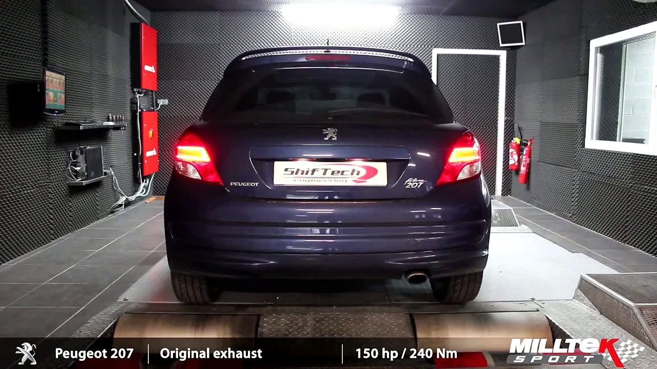 Peugeot 207 1.6 THP 16v 150hp with Milltek Sport exhaust and 211bhp!