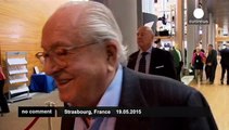 Watch: France's Jean-Marie Le Pen clashes with UKIP MEP Woolfe